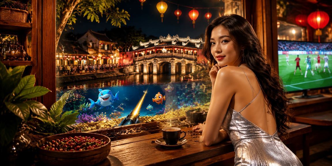 Người chơi tại Hội An thư giãn với cà phê và tham gia casino trực tuyến trên điện thoại